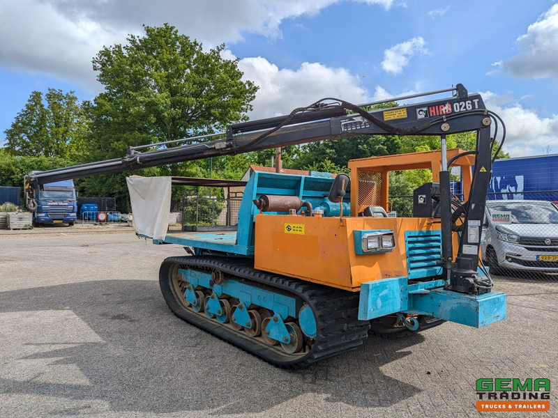 Morooka MST-1100 Rupsdumper / Werktuigdrager - Platte kiepbak + Hiab 026 T3 Kraan - Komatsu 6Cil - Muldenkipper/ Dumper: das Bild 5 Morooka MST-1100 Rupsdumper / Werktuigdrager - Platte kiepbak + Hiab 026 T3 Kraan - Komatsu 6Cil - Muldenkipper/ Dumper: das Bild 5