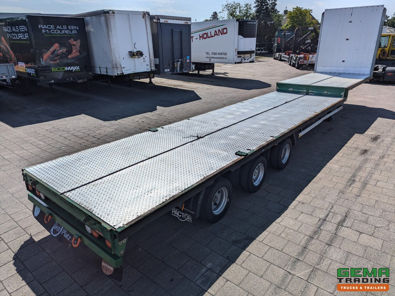 Pacton SXD3 3-Assen - Semi Dieplader - Hydr. Steunpoten - Traanplaat vloer - 3e as naloop gestuurd - Tieflader Auflieger: das Bild 2 Pacton SXD3 3-Assen - Semi Dieplader - Hydr. Steunpoten - Traanplaat vloer - 3e as naloop gestuurd - Tieflader Auflieger: das Bild 2