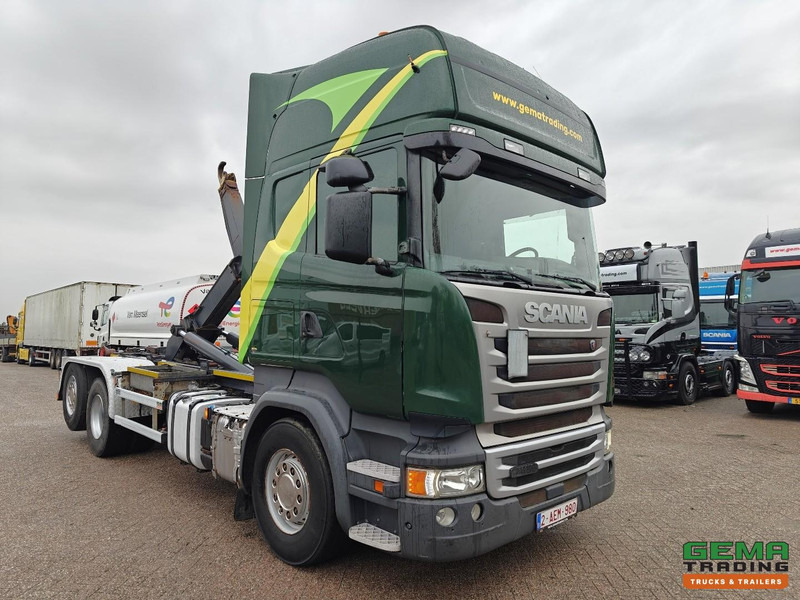 Scania R450 6x2/4 Topline Euro6A - HaakarmSysteem Marrel 26T - Standairco - LiftAs - Vangmuil - Dubbele Tanks - Abrollkipper: das Bild 3 Scania R450 6x2/4 Topline Euro6A - HaakarmSysteem Marrel 26T - Standairco - LiftAs - Vangmuil - Dubbele Tanks - Abrollkipper: das Bild 3