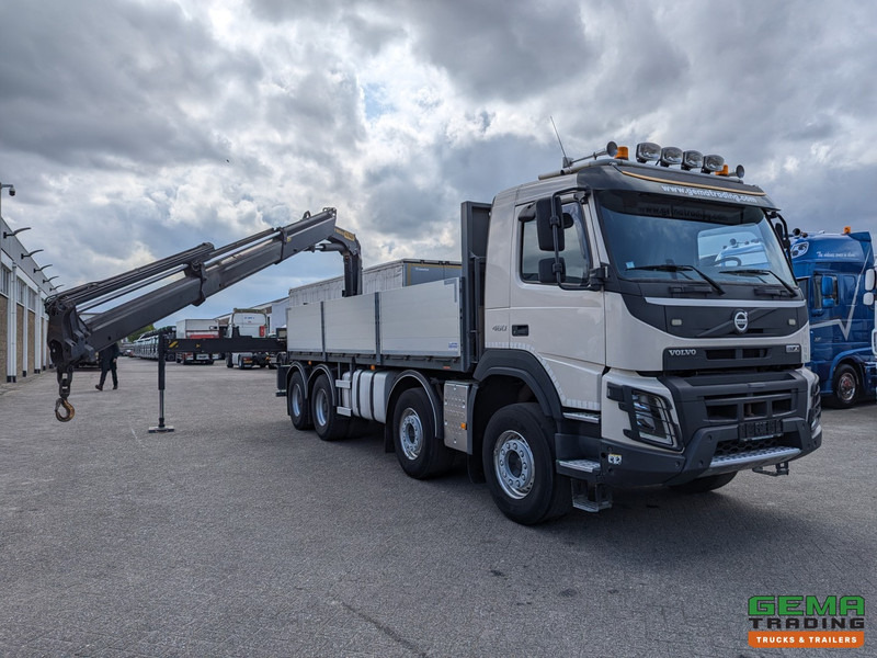 Volvo FMX 460 8x4/4 Dagcab Euro5 - Open Laadbak 6m + Palfinger PK18001-EH 4xHydraulisch RadioGrafisch - Pritsche LKW, Autokran: das Bild 2 Volvo FMX 460 8x4/4 Dagcab Euro5 - Open Laadbak 6m + Palfinger PK18001-EH 4xHydraulisch RadioGrafisch - Pritsche LKW, Autokran: das Bild 2