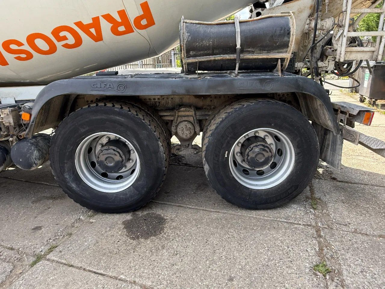 Fahrmischer MAN TGA 35.360 8X4 CIFA Beton Mixer Spring/Spring ZF: das Bild 6