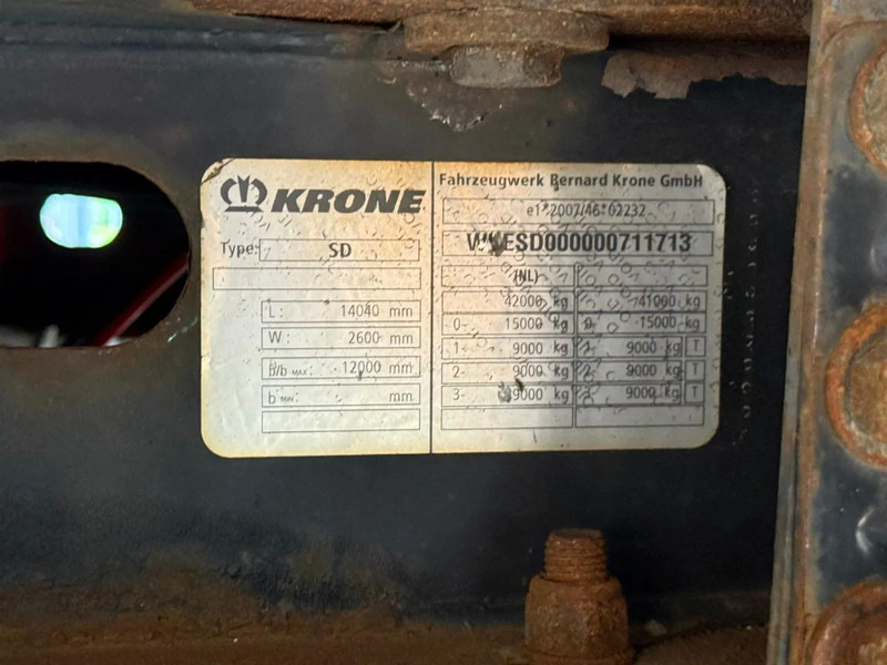 Isotherm Auflieger Krone Carrier Vector 1950 MT 5x Meatrails Rohrbahnen Fleisch Hooks: das Bild 18