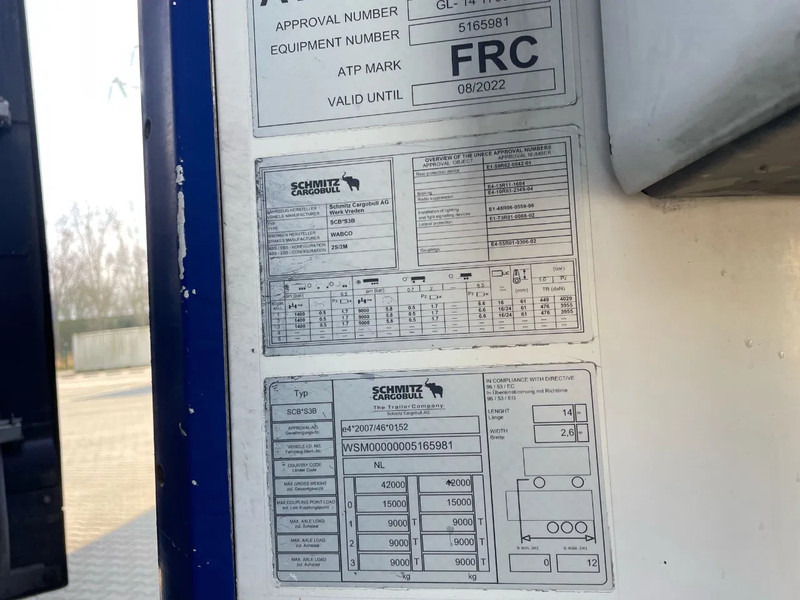 Schmitz Cargobull SKO 24 Thermo King SLX Spectrum Multi temp Dhollandia LBW 2T 270H 250B – Leasing Schmitz Cargobull SKO 24 Thermo King SLX Spectrum Multi temp Dhollandia LBW 2T 270H 250B: das Bild 11