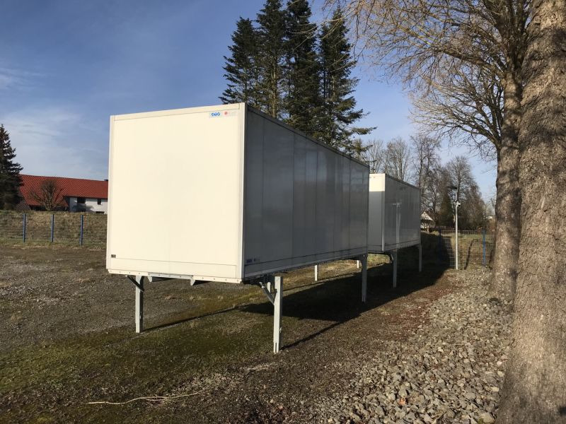 Kofferaufbau Spier Stahl-Glattwand Wechselkoffer, BDF-System, 7.450 mm lang, Fabrikneu: das Bild 1