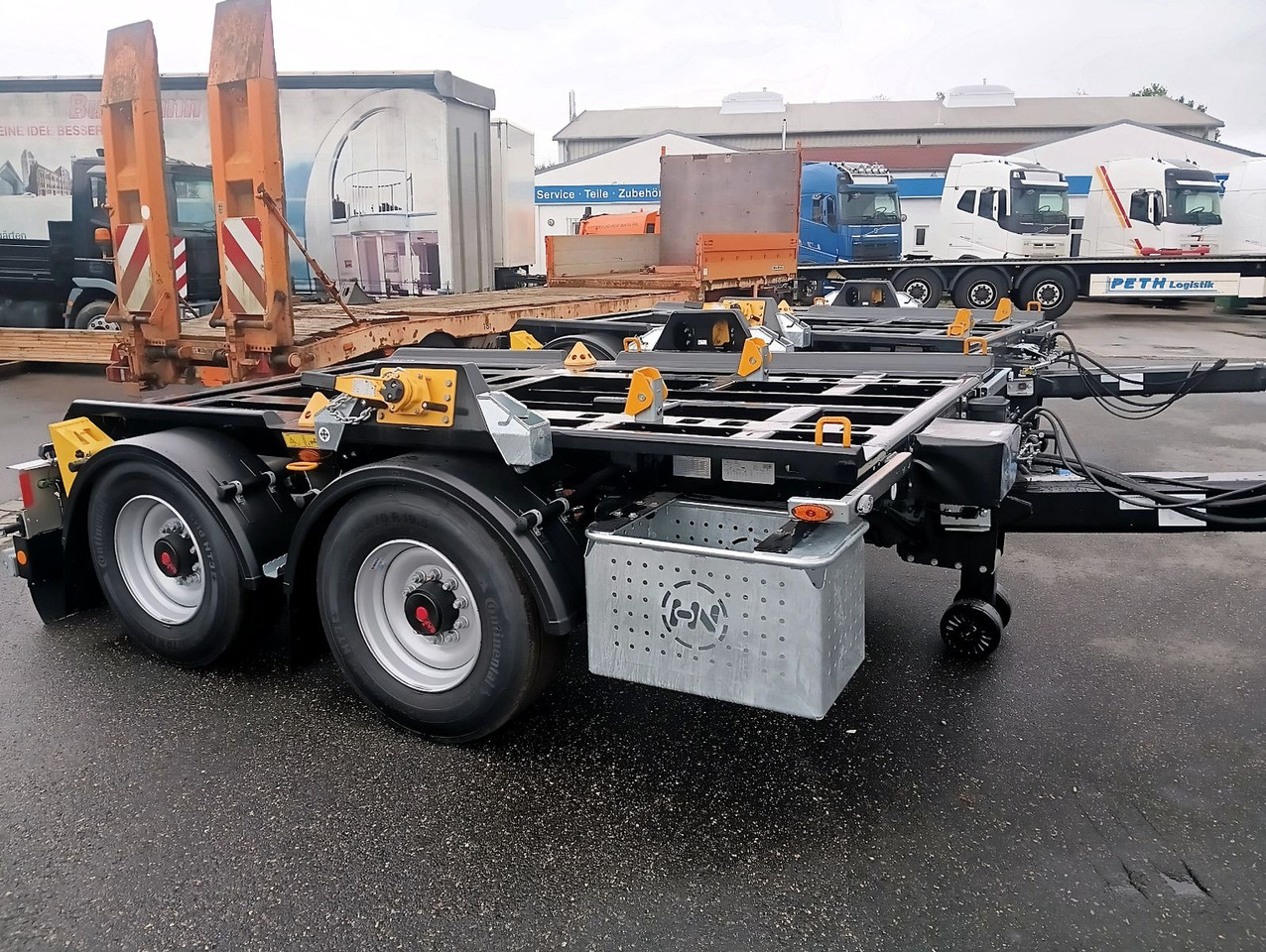 Hüffermann 2-A-MINI-CARRIER SAFETYFIX VERZINKT FULLOPTION - Abrollanhänger/ Absetzanhänger: das Bild 4 Hüffermann 2-A-MINI-CARRIER SAFETYFIX VERZINKT FULLOPTION - Abrollanhänger/ Absetzanhänger: das Bild 4