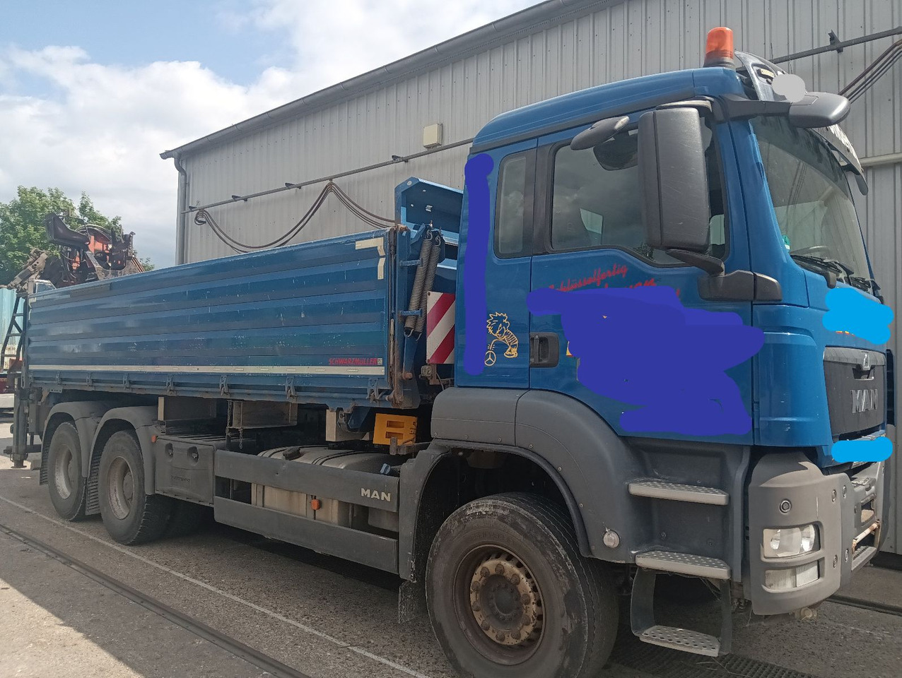 MAN TGS 26:480 6x4 BL ATLAS 240.2E-A4 3-S-Kipper - Kipper, Autokran: das Bild 3 MAN TGS 26:480 6x4 BL ATLAS 240.2E-A4 3-S-Kipper - Kipper, Autokran: das Bild 3