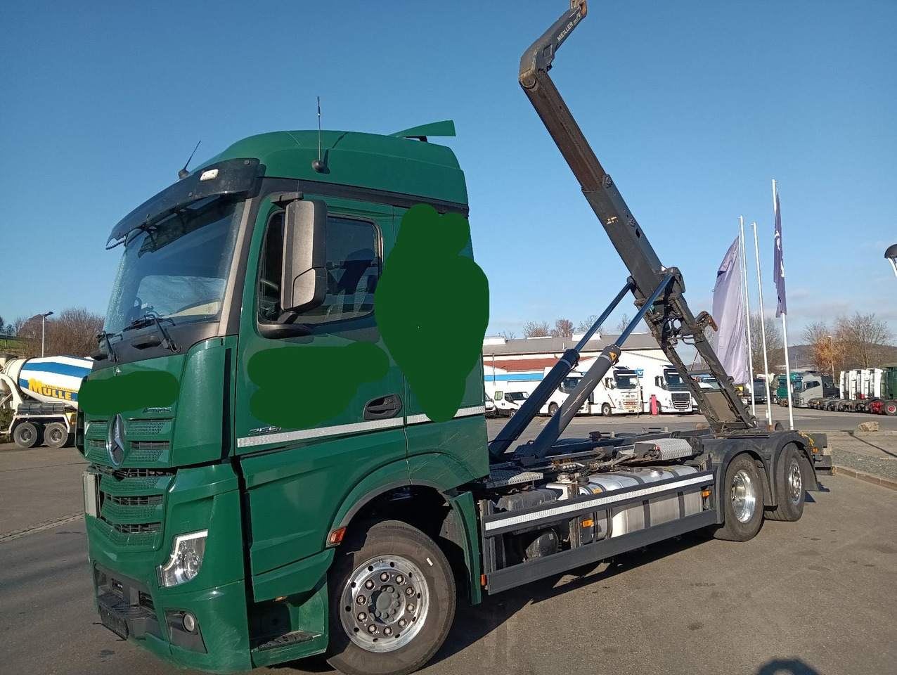 Mercedes-Benz ACTROS 2651 MP5 6x2 MEILLER RETARDER LENKACHS - Abrollkipper: das Bild 1 Mercedes-Benz ACTROS 2651 MP5 6x2 MEILLER RETARDER LENKACHS - Abrollkipper: das Bild 1