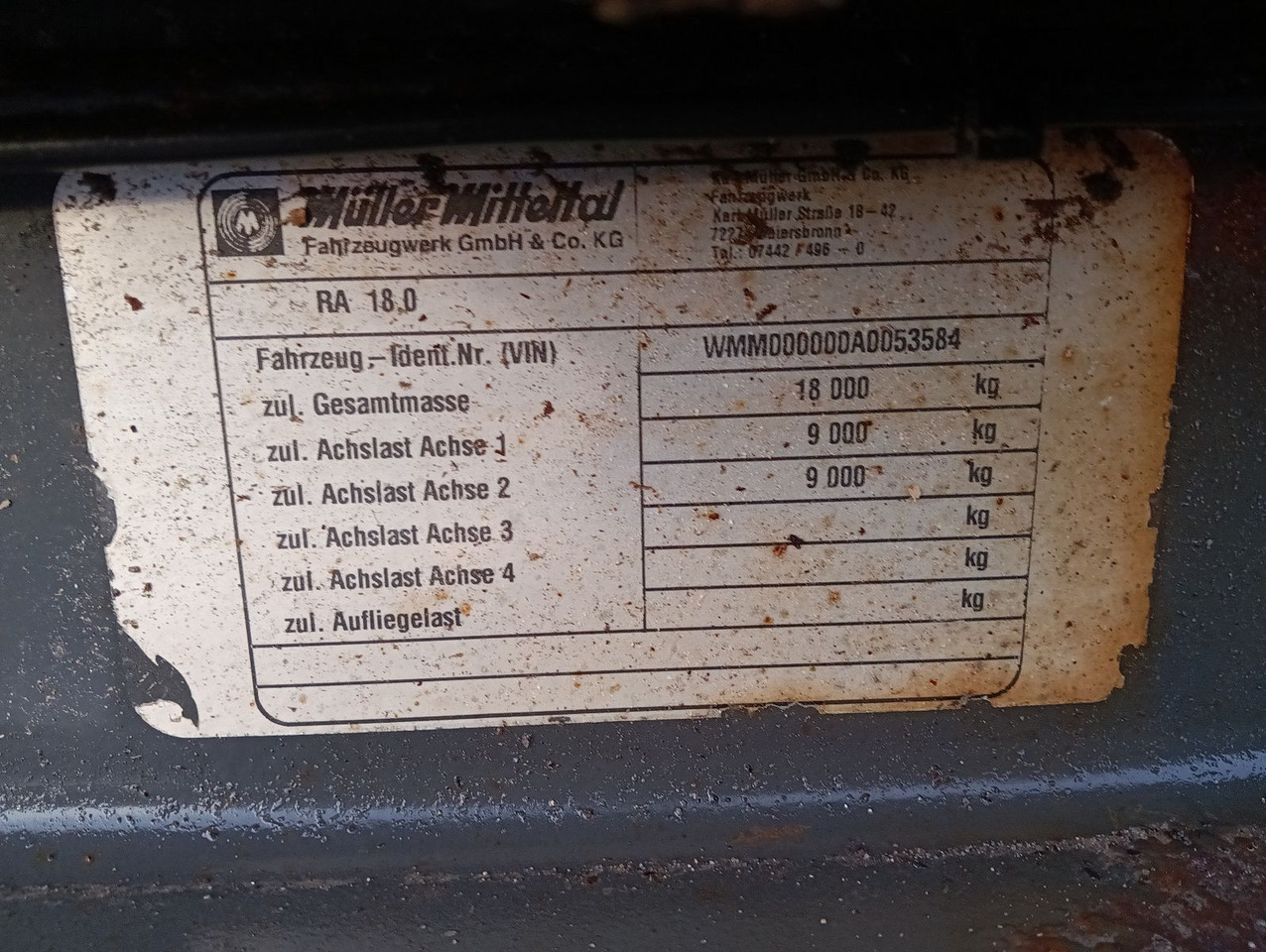 Müller-Mitteltal RA18 Abrollanhänger 7m BPW Trommel TÜV 5/2025 Müller-Mitteltal RA18 Abrollanhänger 7m BPW Trommel TÜV 5/2025 - Abrollanhänger/ Absetzanhänger: das Bild 3 Müller-Mitteltal RA18 Abrollanhänger 7m BPW Trommel TÜV 5/2025 Müller-Mitteltal RA18 Abrollanhänger 7m BPW Trommel TÜV 5/2025 - Abrollanhänger/ Absetzanhänger: das Bild 3