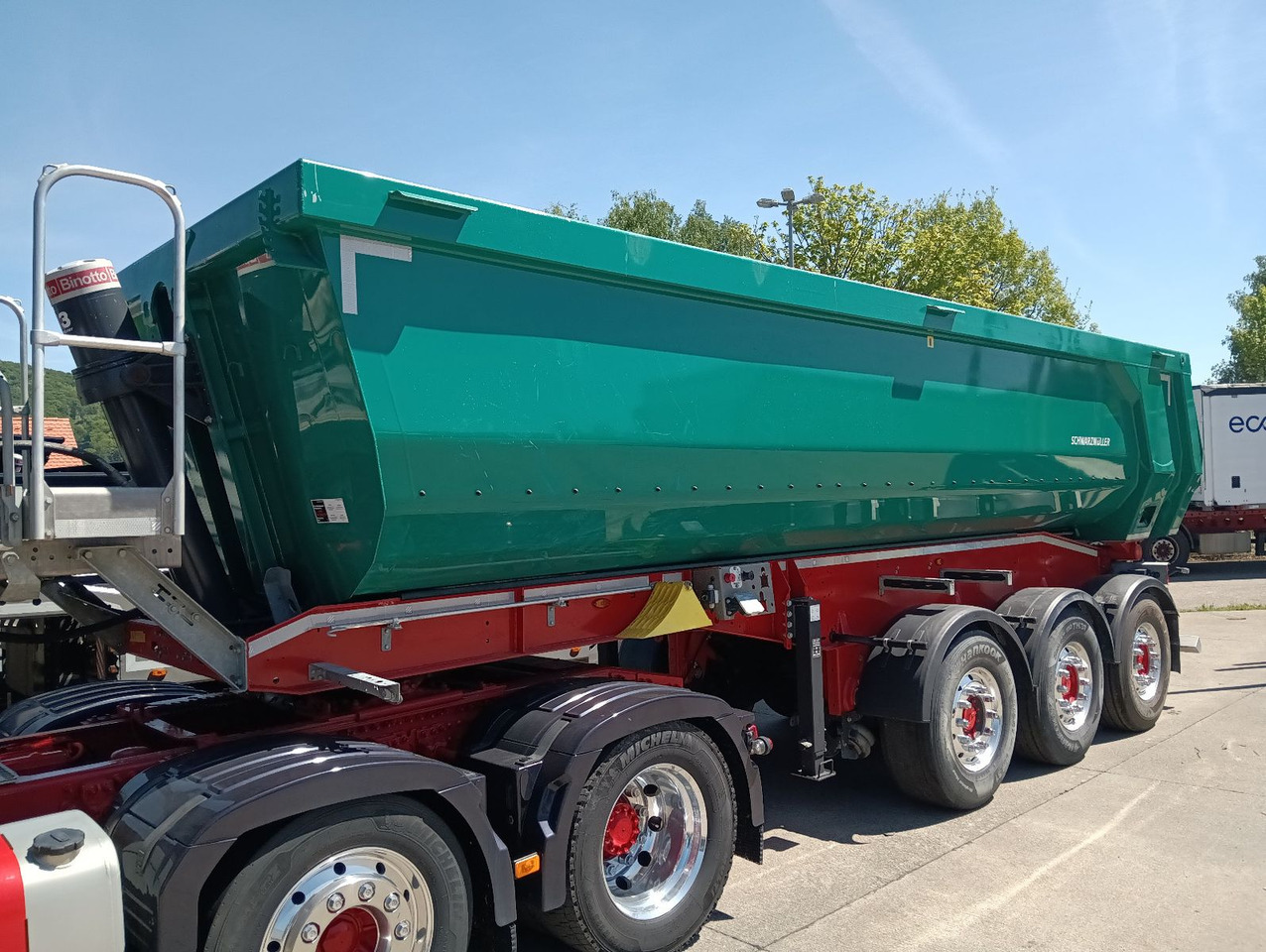 Kipper Auflieger Schwarzmüller 3-A ALU-MULDE mHARDOX ALCOA 25m3 SAF 5420kgPlane: das Bild 9