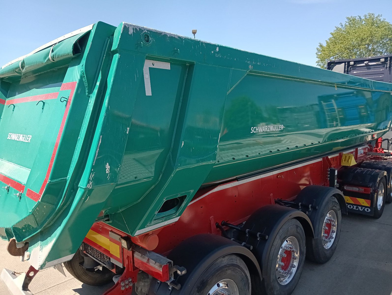Kipper Auflieger Schwarzmüller 3-A ALU-MULDE mHARDOX ALCOA 25m3 SAF 5420kgPlane: das Bild 8
