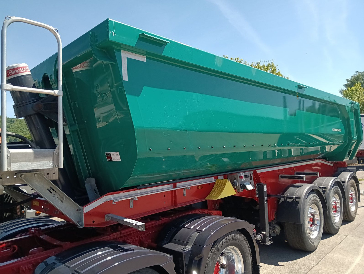 Kipper Auflieger Schwarzmüller 3-A ALU-MULDE mHARDOX ALCOA 25m3 SAF 5420kgPlane: das Bild 15