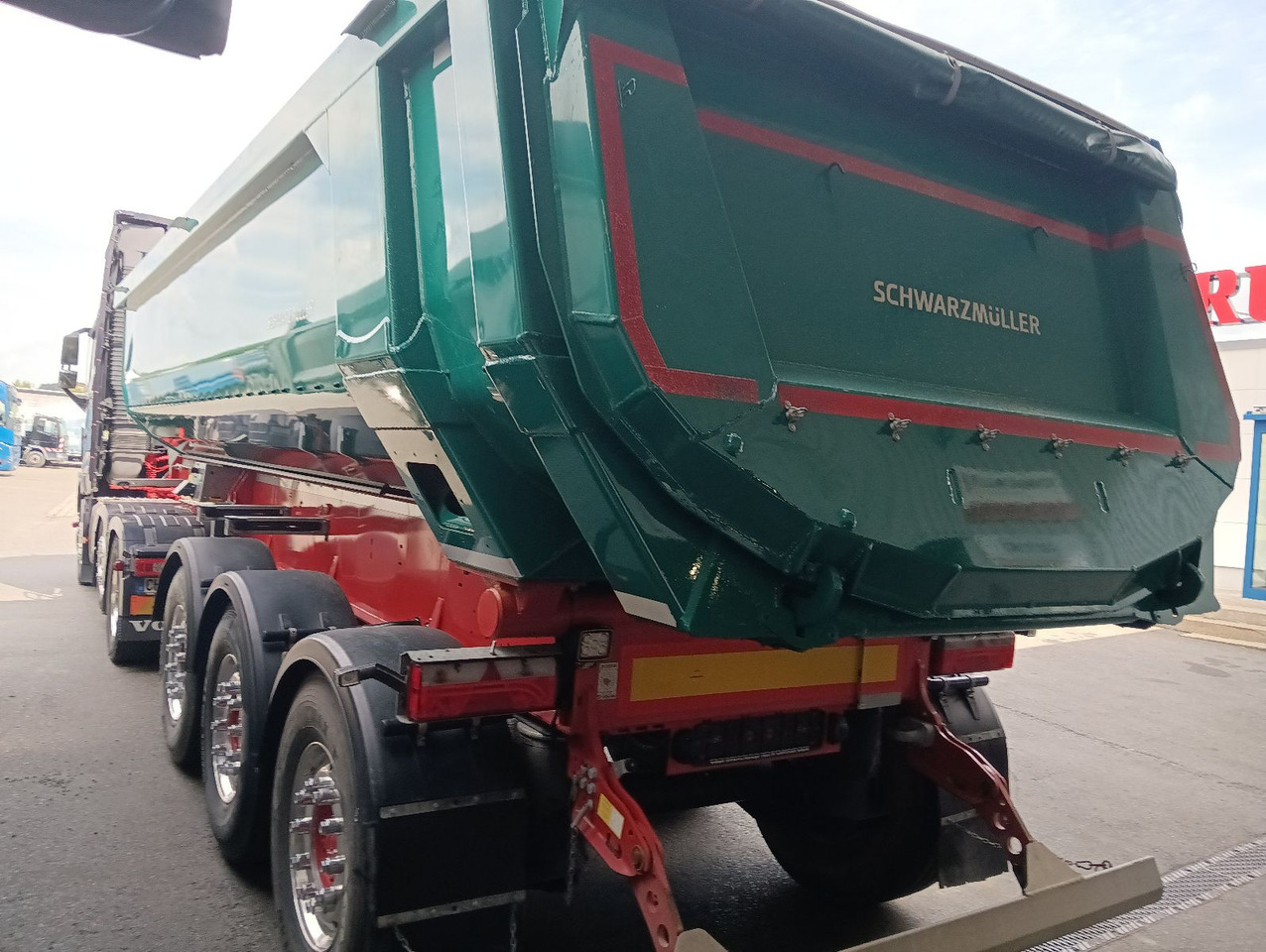 Kipper Auflieger Schwarzmüller 3-A ALU-MULDE mHARDOX ALCOA 25m3 SAF 5420kgPlane: das Bild 25