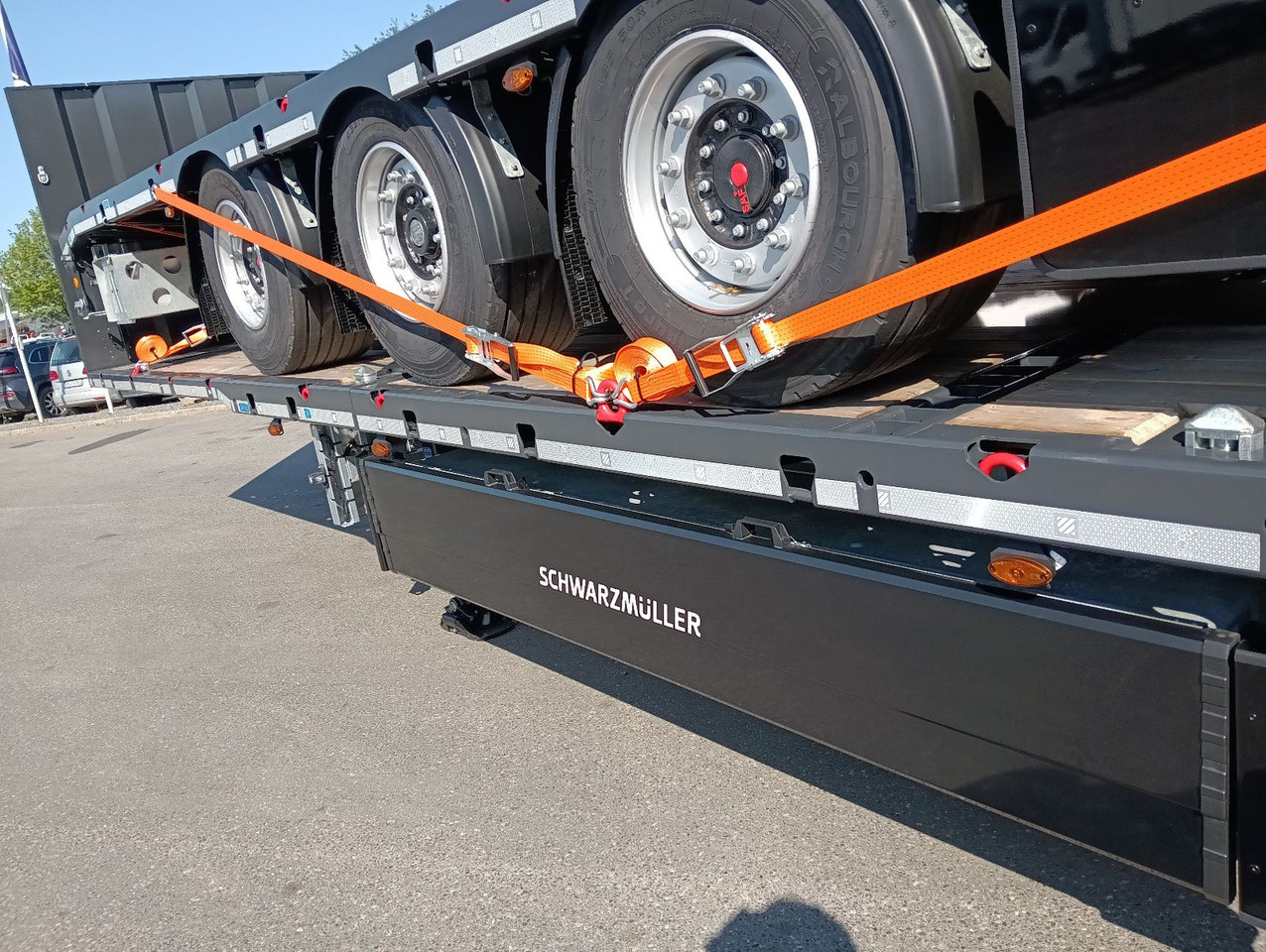 Pritschenauflieger/ Plattformauflieger Schwarzmüller 3Achs Tele Rampen TwistLock40+2x20"SAF Lenk+Lift: das Bild 22 Pritschenauflieger/ Plattformauflieger Schwarzmüller 3Achs Tele Rampen TwistLock40+2x20"SAF Lenk+Lift: das Bild 22