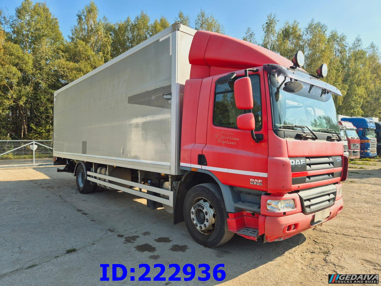 DAF CF 75.310 - Euro5 - Koffer LKW: das Bild 5 DAF CF 75.310 - Euro5 - Koffer LKW: das Bild 5