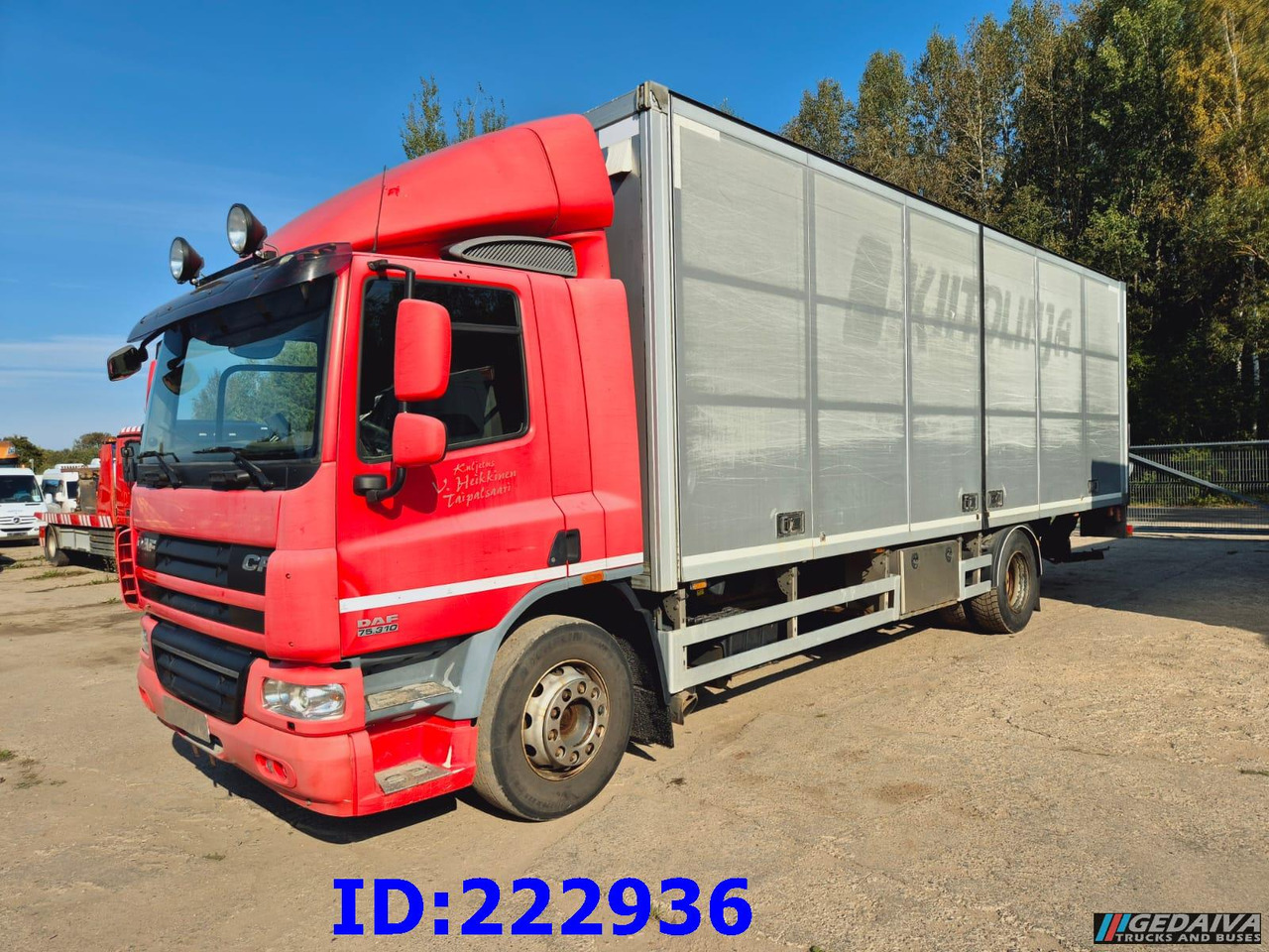 DAF CF 75.310 - Euro5 - Koffer LKW: das Bild 1 DAF CF 75.310 - Euro5 - Koffer LKW: das Bild 1