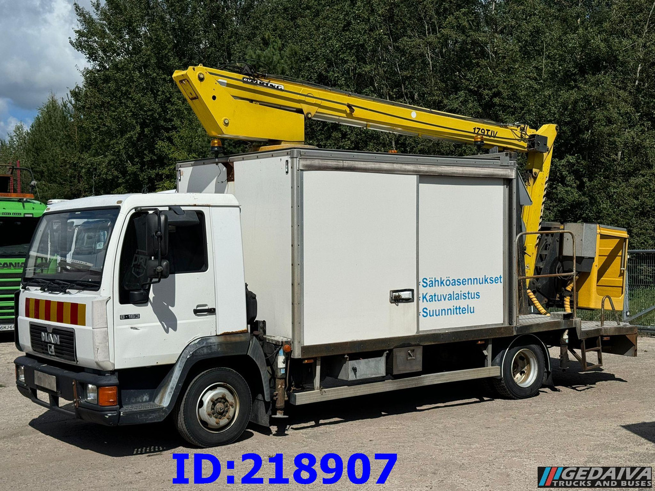 MAN LE 220C + Sky King 179TV - LKW mit Arbeitsbühne: das Bild 1 MAN LE 220C + Sky King 179TV - LKW mit Arbeitsbühne: das Bild 1
