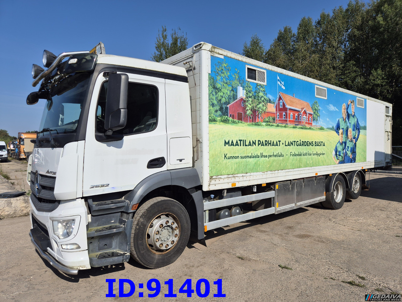 MERCEDES-BENZ Antos 2532 - 6x2 - Euro 6 - Animal transport - Tiertransporter LKW: das Bild 1 MERCEDES-BENZ Antos 2532 - 6x2 - Euro 6 - Animal transport - Tiertransporter LKW: das Bild 1