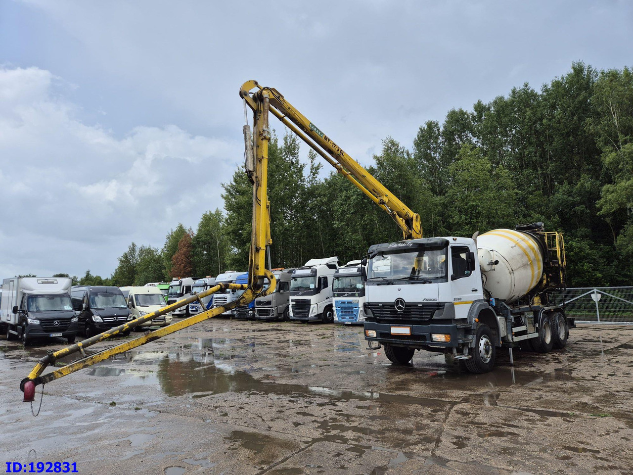 Betonpumpe MERCEDES-BENZ Atego 2628 6x4 Schwing 17m 9m3: das Bild 13