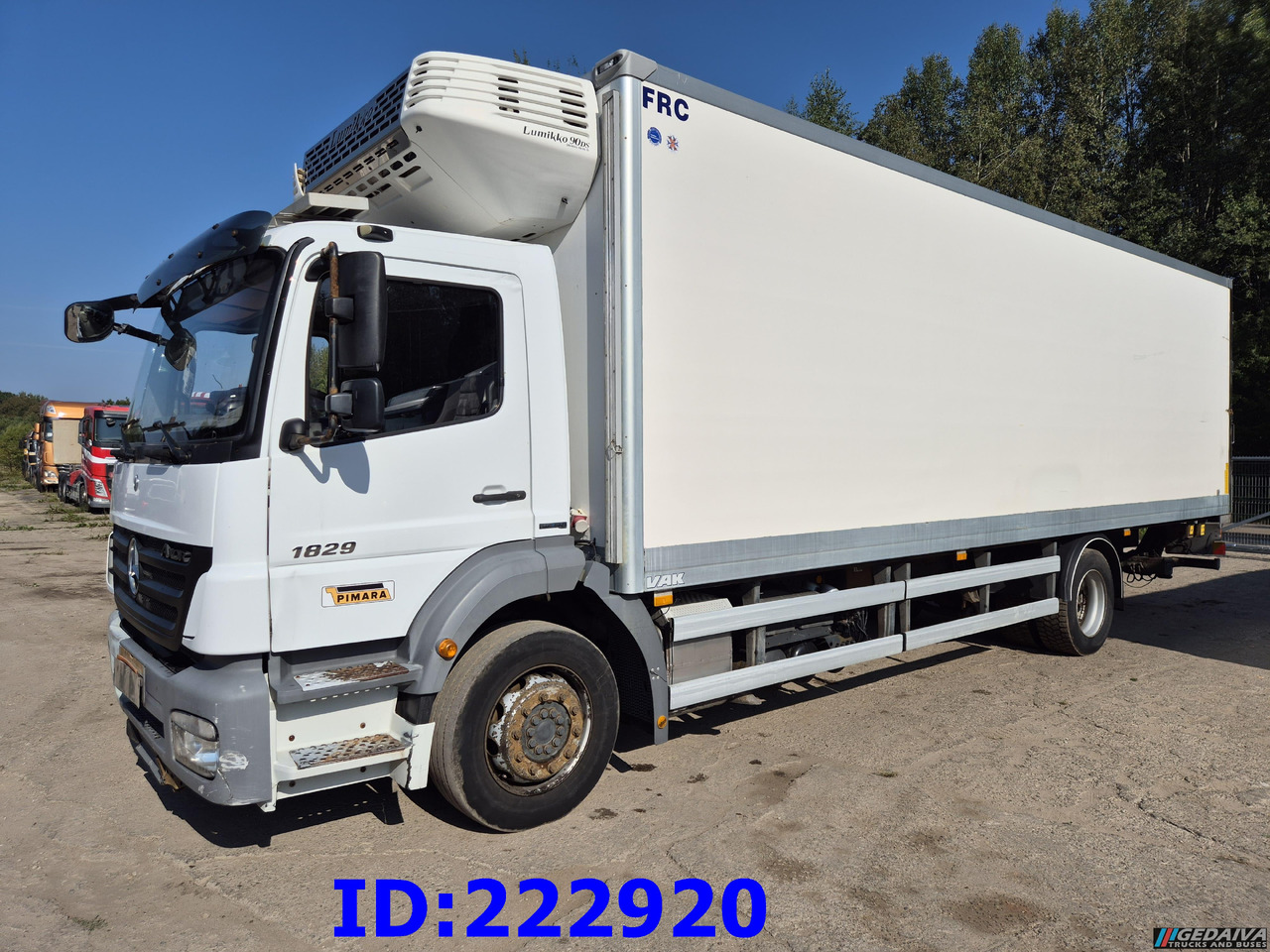MERCEDES-BENZ Axor 1829 Manual + Tail lift - Kühlkoffer LKW: das Bild 1 MERCEDES-BENZ Axor 1829 Manual + Tail lift - Kühlkoffer LKW: das Bild 1