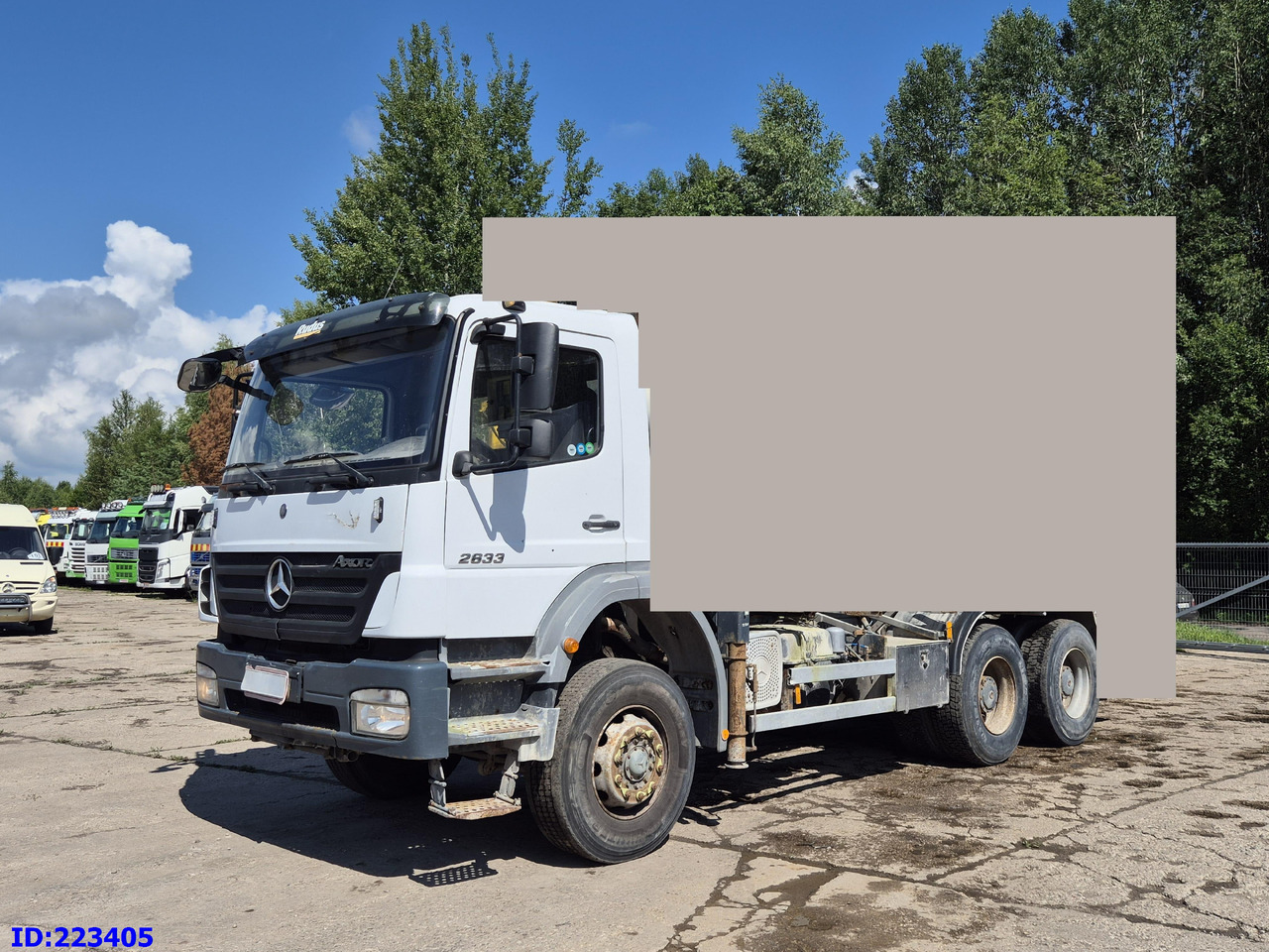 MERCEDES-BENZ Axor 2633 6x4 Full steel - Fahrgestell LKW: das Bild 1 MERCEDES-BENZ Axor 2633 6x4 Full steel - Fahrgestell LKW: das Bild 1