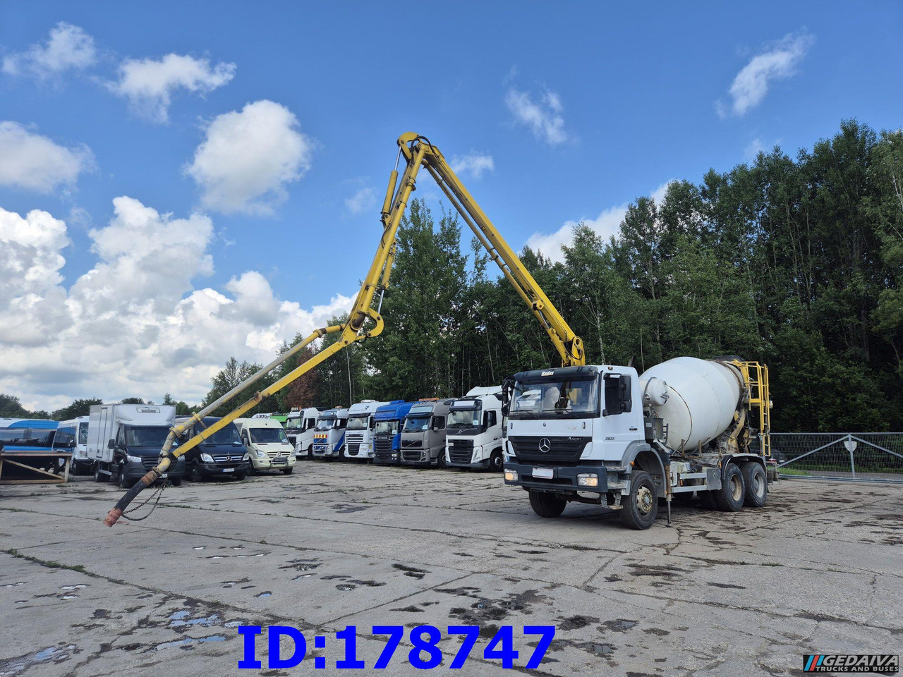 MERCEDES-BENZ Axor 2633 6x4 Schwing 750 - Betonpumpe: das Bild 1 MERCEDES-BENZ Axor 2633 6x4 Schwing 750 - Betonpumpe: das Bild 1