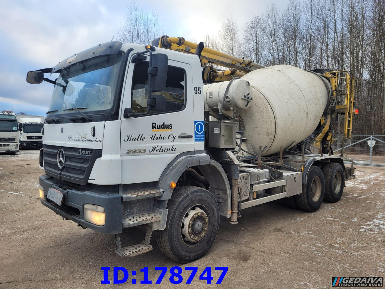 MERCEDES-BENZ Axor 2633 6x4 Schwing 750 - Betonpumpe: das Bild 4 MERCEDES-BENZ Axor 2633 6x4 Schwing 750 - Betonpumpe: das Bild 4