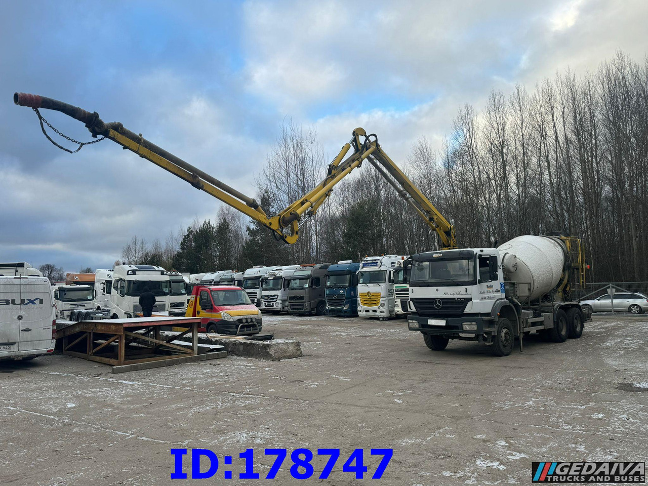 MERCEDES-BENZ Axor 2633 6x4 Schwing 750 - Betonpumpe: das Bild 1 MERCEDES-BENZ Axor 2633 6x4 Schwing 750 - Betonpumpe: das Bild 1