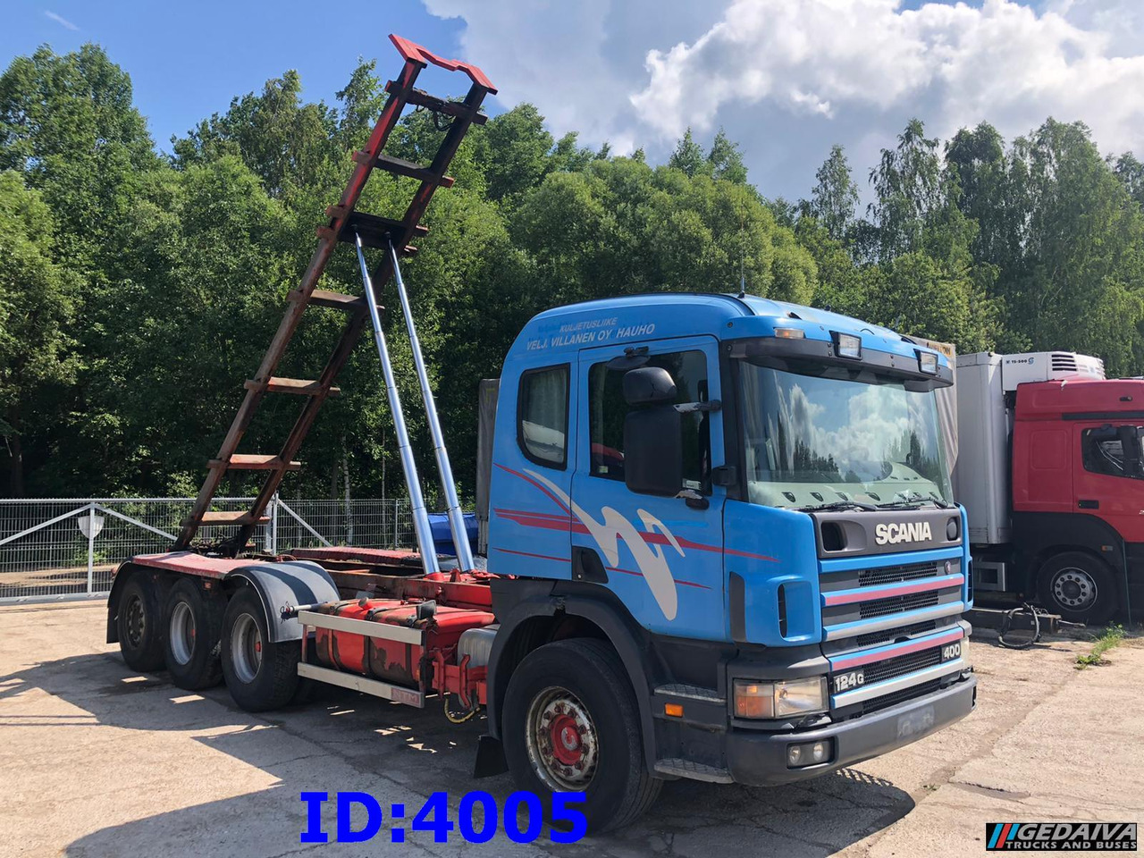SCANIA 124 400 8x4 - Seil Abrollkipper: das Bild 4 SCANIA 124 400 8x4 - Seil Abrollkipper: das Bild 4