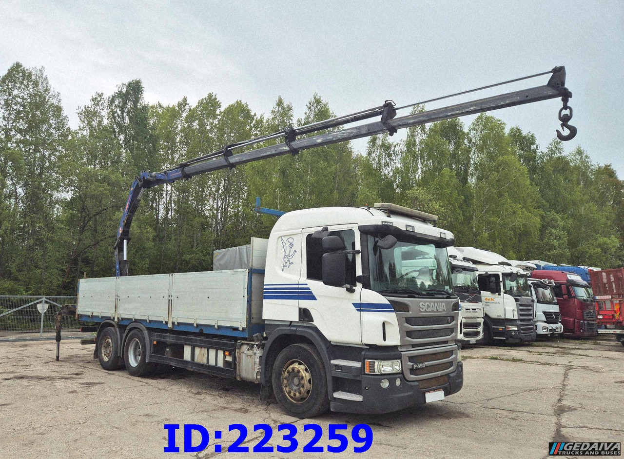 SCANIA P450 6x2 Steering axle Euro6 + PM 13.5SP - Pritsche LKW: das Bild 4 SCANIA P450 6x2 Steering axle Euro6 + PM 13.5SP - Pritsche LKW: das Bild 4