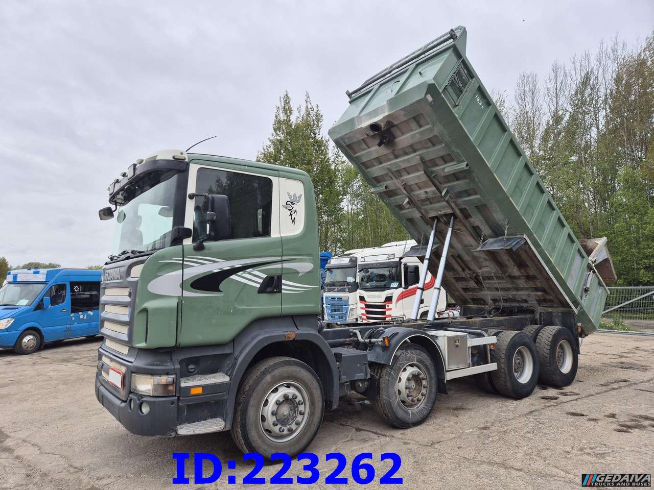 SCANIA R420 8X4 Steering axle - Big axle - Full steel - Kipper: das Bild 1 SCANIA R420 8X4 Steering axle - Big axle - Full steel - Kipper: das Bild 1