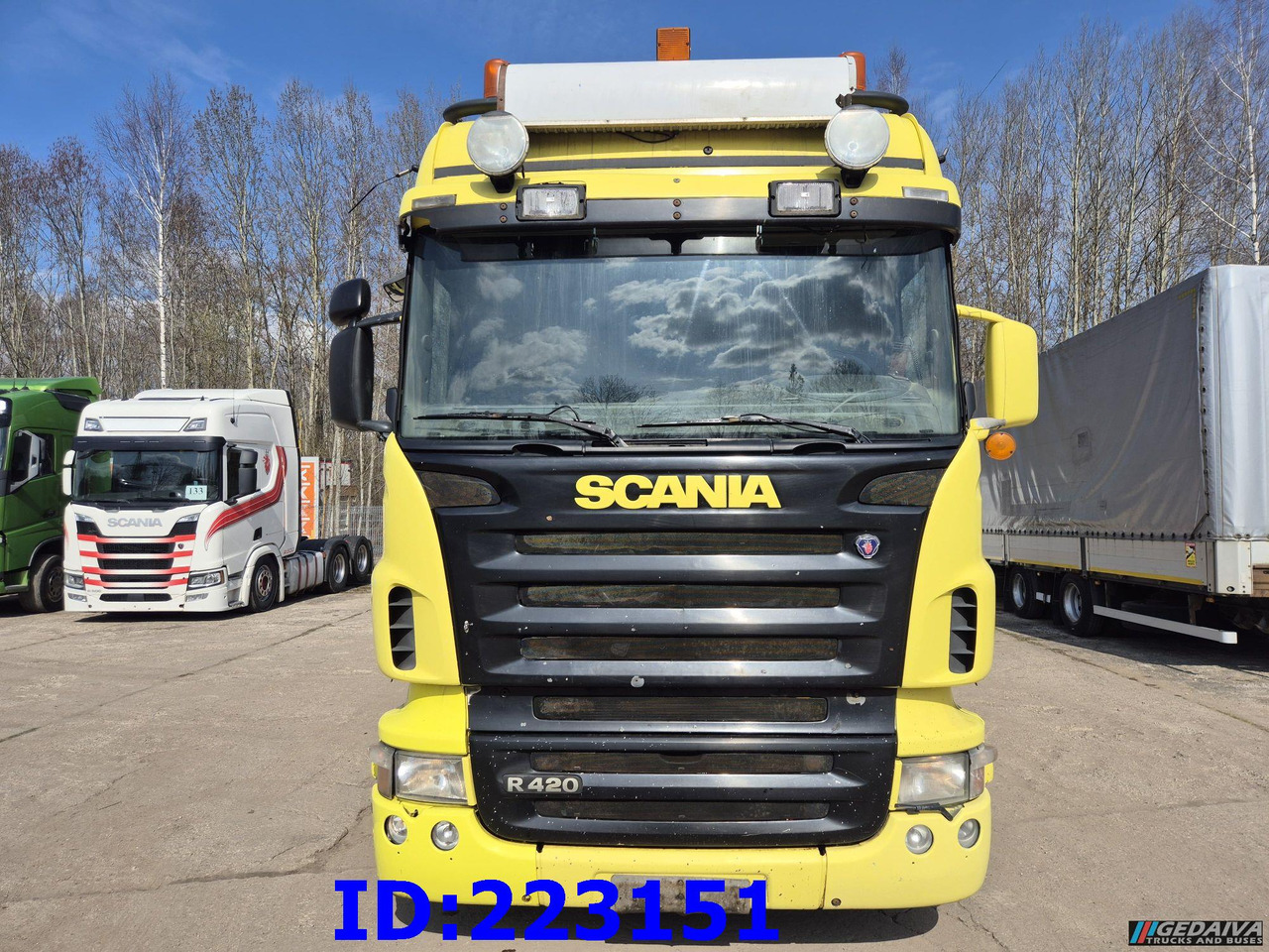 SCANIA R420 6x2 + Crane Palfinger PK23500 - Sattelzugmaschine: das Bild 2 SCANIA R420 6x2 + Crane Palfinger PK23500 - Sattelzugmaschine: das Bild 2
