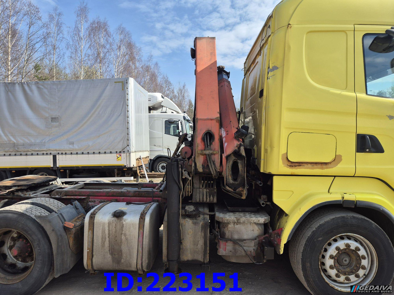 SCANIA R420 6x2 + Crane Palfinger PK23500 - Sattelzugmaschine: das Bild 5 SCANIA R420 6x2 + Crane Palfinger PK23500 - Sattelzugmaschine: das Bild 5