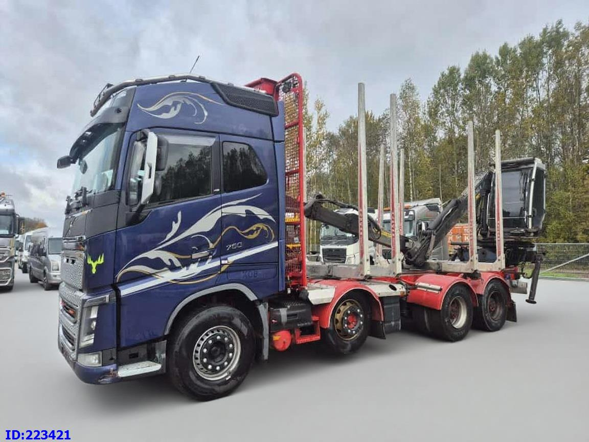 VOLVO FH16 750HP 8x4 + KESLA CRANE - Holztransporter: das Bild 1 VOLVO FH16 750HP 8x4 + KESLA CRANE - Holztransporter: das Bild 1