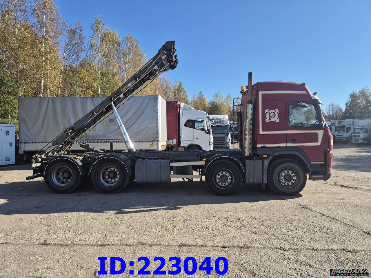 VOLVO FM12 420HP 8x2 - Seil Abrollkipper: das Bild 5 VOLVO FM12 420HP 8x2 - Seil Abrollkipper: das Bild 5