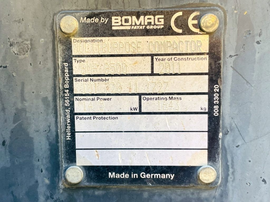 Bomag BMP8500 (4074) - Straßenwalze: das Bild 3 Bomag BMP8500 (4074) - Straßenwalze: das Bild 3