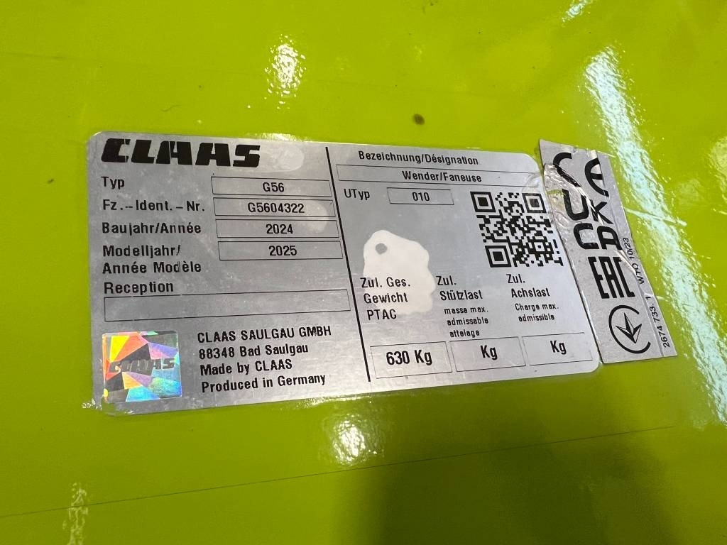 Claas Volto 45 schudder - Heuwender/ Wenderechen: das Bild 5 Claas Volto 45 schudder - Heuwender/ Wenderechen: das Bild 5