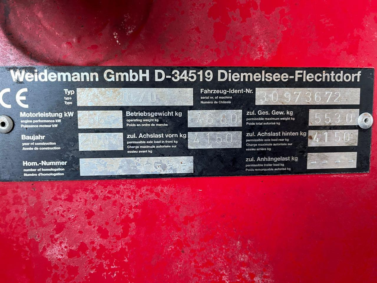 Radlader Weidemann 3070 CX 80: das Bild 10