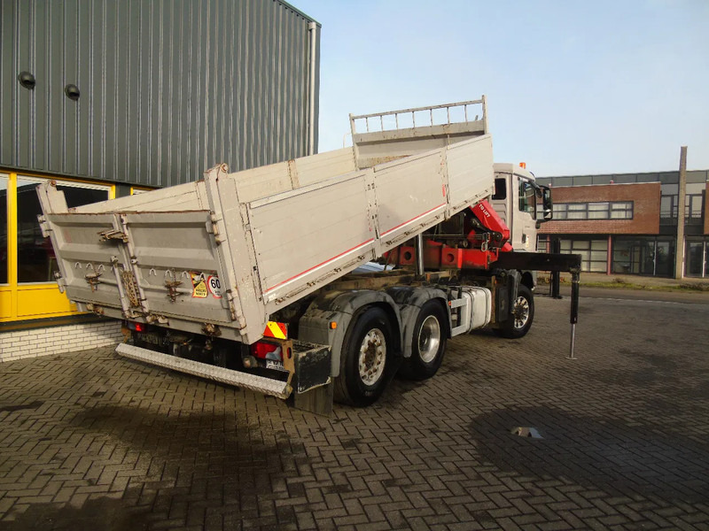 MAN TGS 28.400 + 6x4 front traction + HMF 2320 + tipper + MANUAL + REMOTE - Kipper, Autokran: das Bild 4 MAN TGS 28.400 + 6x4 front traction + HMF 2320 + tipper + MANUAL + REMOTE - Kipper, Autokran: das Bild 4