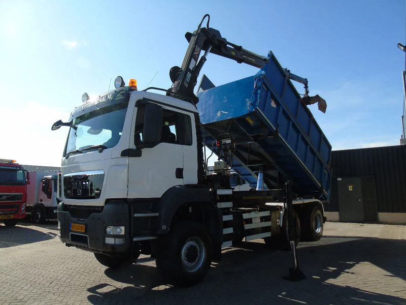 MAN TGX + 6x6 + HIAB 166 E3 HIPRO + 3SIDE TIPPER - Kipper, Autokran: das Bild 3 MAN TGX + 6x6 + HIAB 166 E3 HIPRO + 3SIDE TIPPER - Kipper, Autokran: das Bild 3