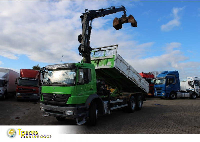 Mercedes-Benz Axor 2633 + TIPPER + HIAB 144 + REMOTE + MANUAL - Autokran: das Bild 1 Mercedes-Benz Axor 2633 + TIPPER + HIAB 144 + REMOTE + MANUAL - Autokran: das Bild 1