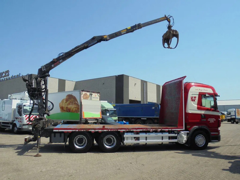 Scania R730 V8 + Euro 5 + Loglift 115Z + 6X4 - Pritsche LKW: das Bild 3 Scania R730 V8 + Euro 5 + Loglift 115Z + 6X4 - Pritsche LKW: das Bild 3