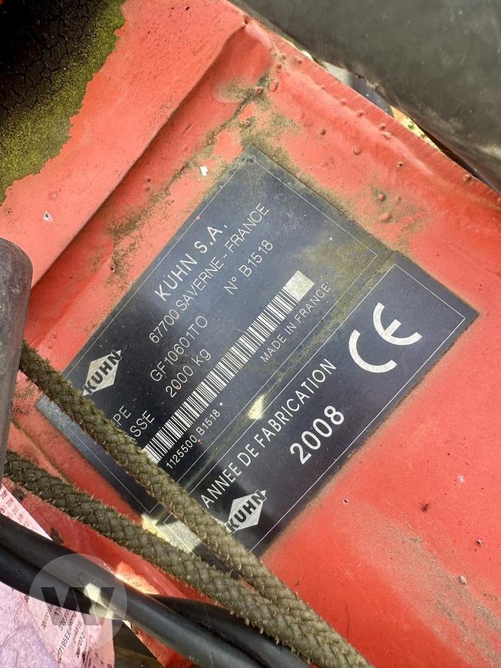 Kuhn GF 10601 - Heuwender/ Wenderechen: das Bild 5 Kuhn GF 10601 - Heuwender/ Wenderechen: das Bild 5