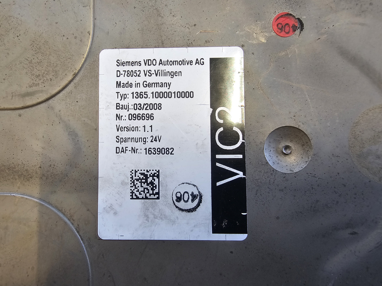 DAF XF CF / VIC2 CONTROL UNIT / 1639082 - Steuergerät: das Bild 4 DAF XF CF / VIC2 CONTROL UNIT / 1639082 - Steuergerät: das Bild 4
