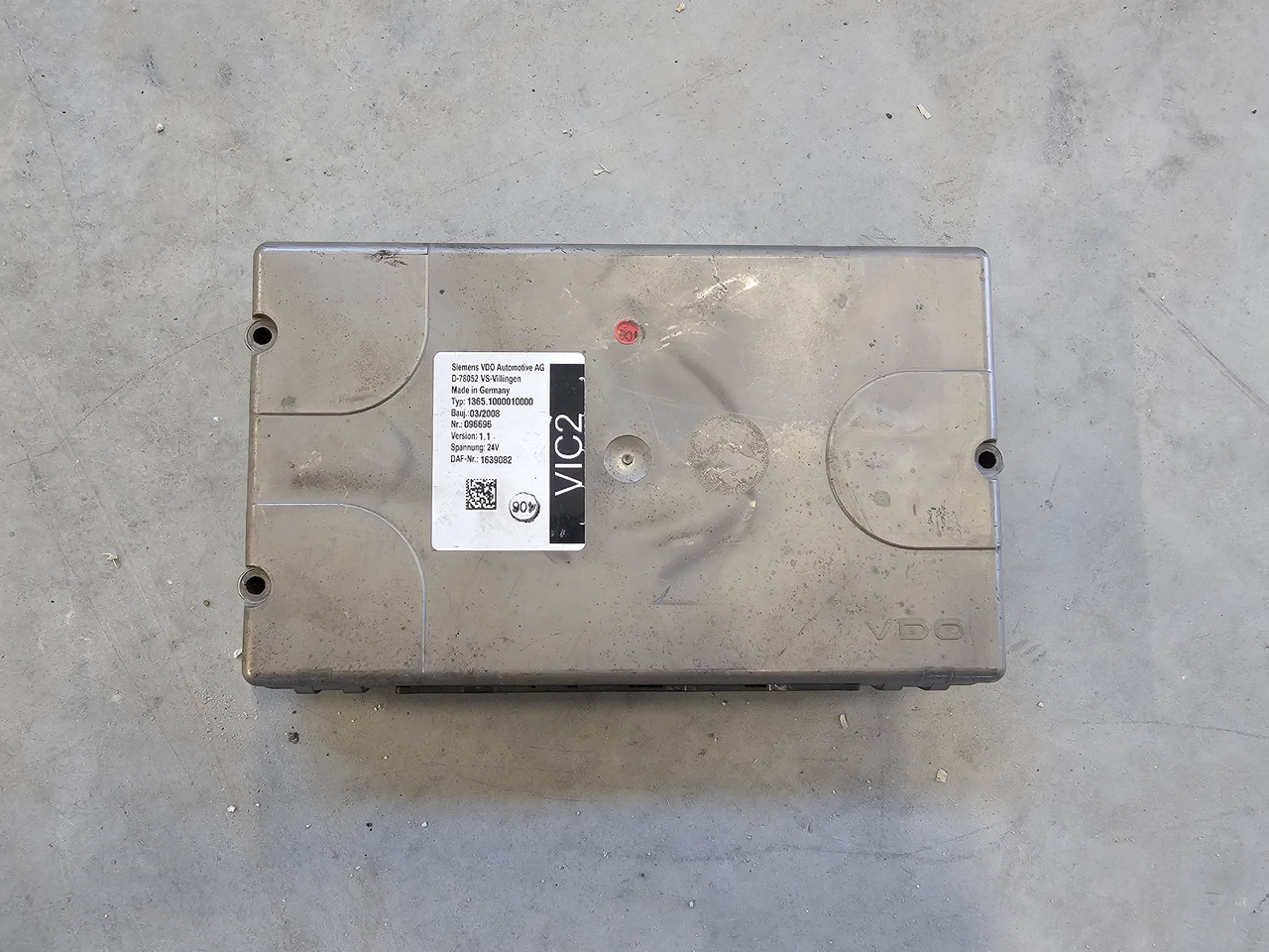 DAF XF CF / VIC2 CONTROL UNIT / 1639082 - Steuergerät: das Bild 2 DAF XF CF / VIC2 CONTROL UNIT / 1639082 - Steuergerät: das Bild 2