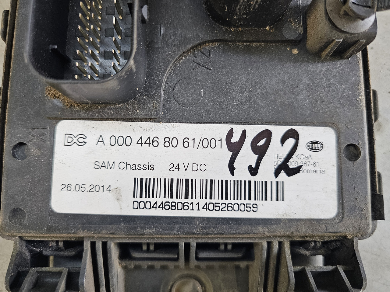 MERCEDES-BENZ MP4 EURO 6 / SAM CHASSIS CONTROL UNIT / A0004468061 - Steuergerät: das Bild 4 MERCEDES-BENZ MP4 EURO 6 / SAM CHASSIS CONTROL UNIT / A0004468061 - Steuergerät: das Bild 4