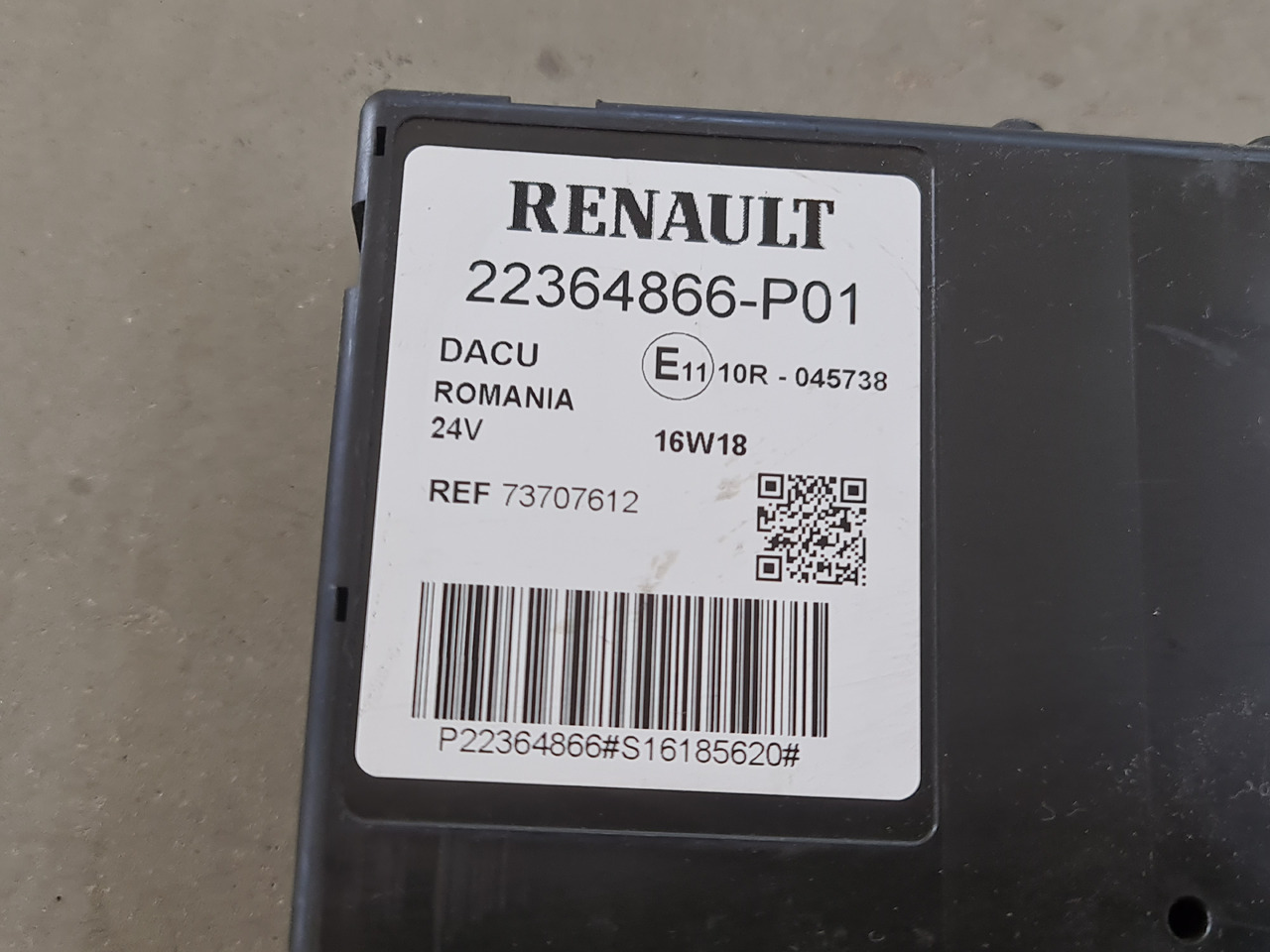 RENAULT RANGE T / DACU CONTROL UNIT / 22364866-P01 - Steuergerät: das Bild 4 RENAULT RANGE T / DACU CONTROL UNIT / 22364866-P01 - Steuergerät: das Bild 4