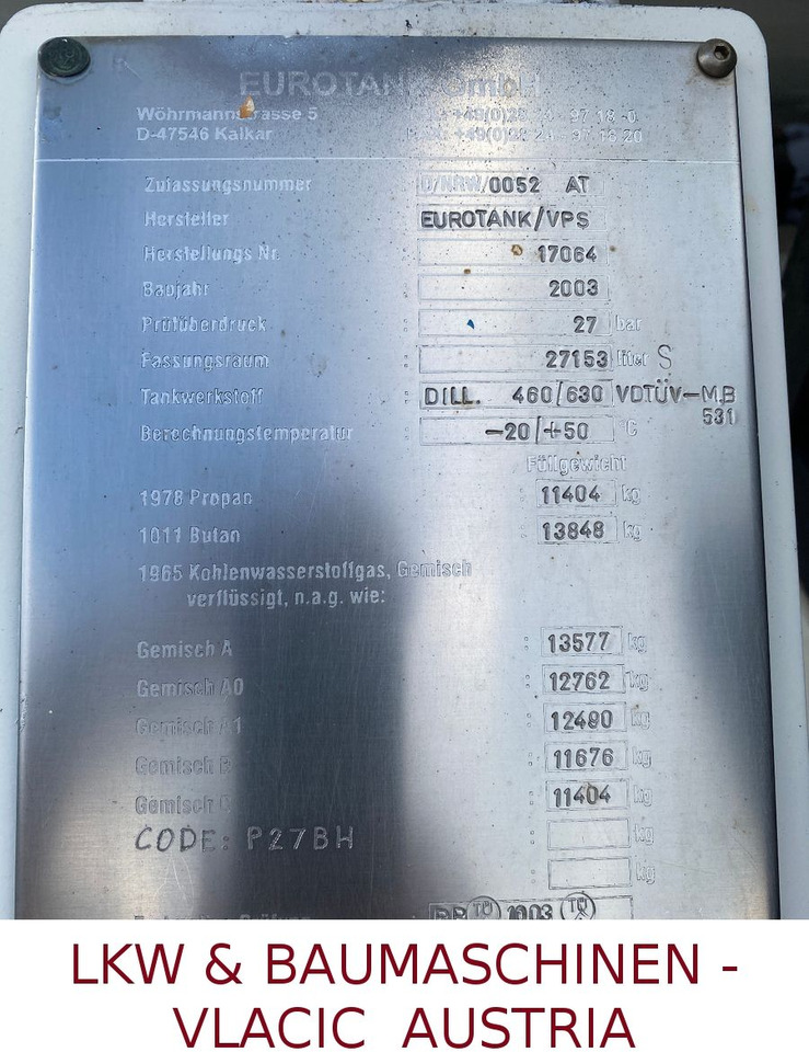 Tankwagen MAN TGS 26.360 euro5 eev Gastank: das Bild 12 Tankwagen MAN TGS 26.360 euro5 eev Gastank: das Bild 12