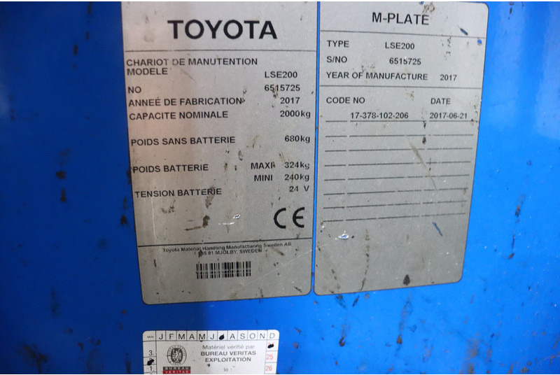Toyota LSE200 - Kommissionierer: das Bild 2 Toyota LSE200 - Kommissionierer: das Bild 2