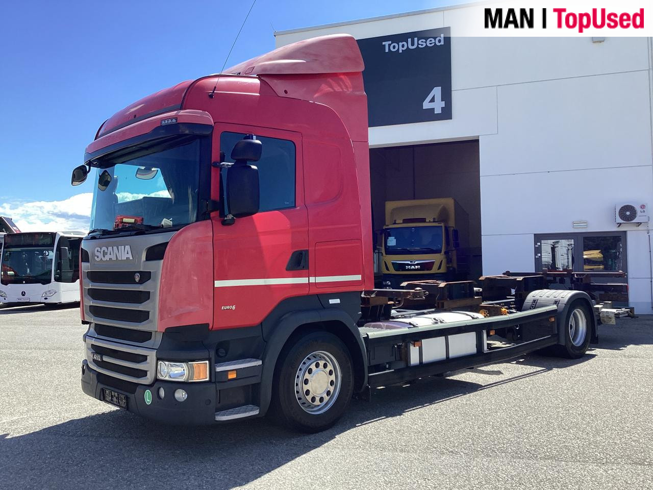SCANIA R410 - Containerwagen/ Wechselfahrgestell LKW: das Bild 1 SCANIA R410 - Containerwagen/ Wechselfahrgestell LKW: das Bild 1