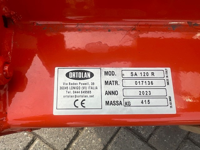 ORTOLAN SA 120 overtop miller - Technik für Bodenbearbeitung: das Bild 2 ORTOLAN SA 120 overtop miller - Technik für Bodenbearbeitung: das Bild 2